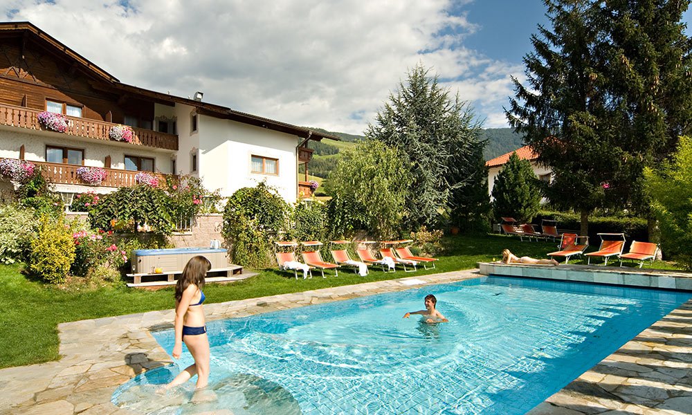 Leave the stress behind in the outdoor pool